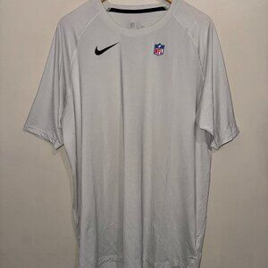 Nike Pro NFL On-Field Dri-FIT Ribbed Tan Football Shirt CW6294-072 Mens 2XL NEW